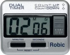 New CranBarry Robic Handheld Dual Timer With Alarm