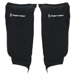 Harrow Soft Roll Down Shin Guards Adult BlacK