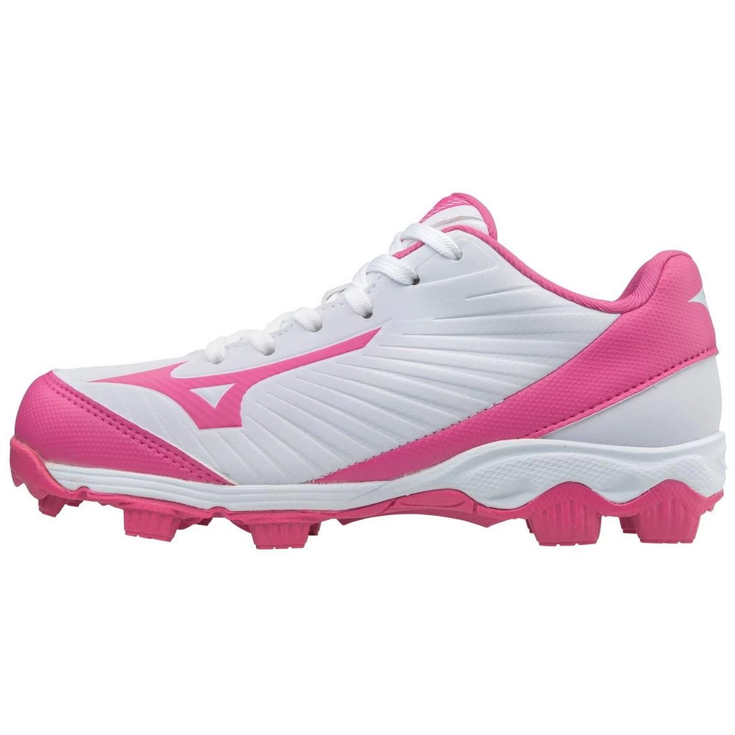 Mizuno 9-Spike Advanced Youth Finch Franchise 7 Girls Molded Softball Cleat - Image 2