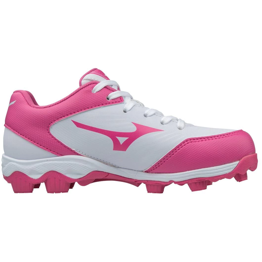 Mizuno 9-Spike Advanced Youth Finch Franchise 7 Girls Molded Softball Cleat - Image 4