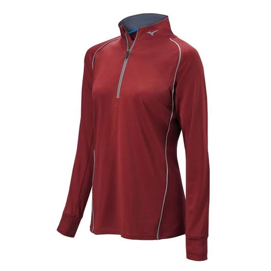 Mizuno Women's Comp 1/2 Zip Long Sleeve Pullover 3 Mizuno Women's Comp 1/2 Zip Long Sleeve Pullover