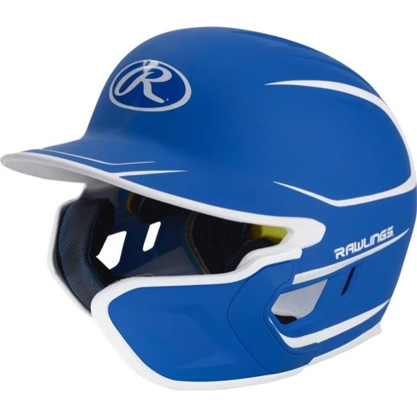 Rawlings Mach Senior Two-Tone Matte Helmet With EXT Flap