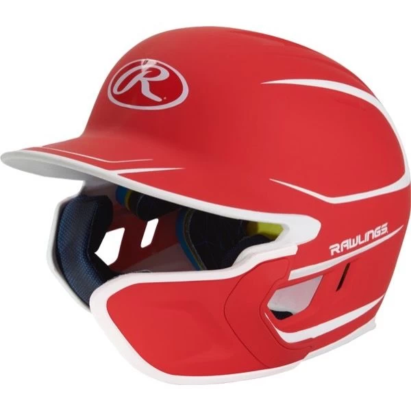 Rawlings Mach Senior Two-Tone Matte Helmet With EXT Flap - Image 2