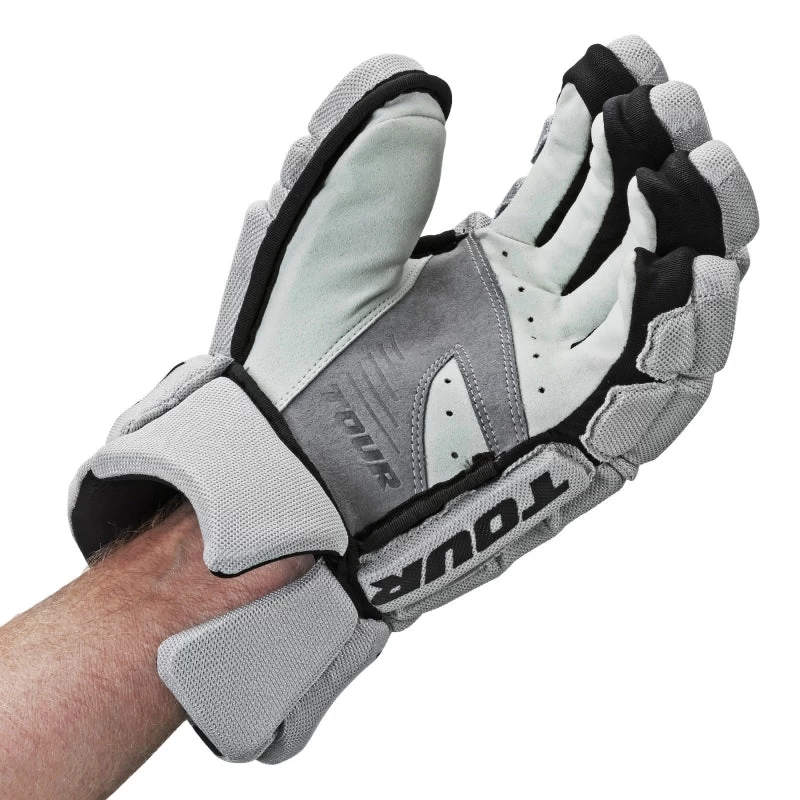 Tour Code 3 Hockey Gloves Grey/Black 6 Tour Code 3 Hockey Gloves Grey/Black - Image 4